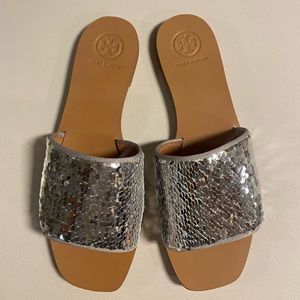Tory Burch Sparkle Slides